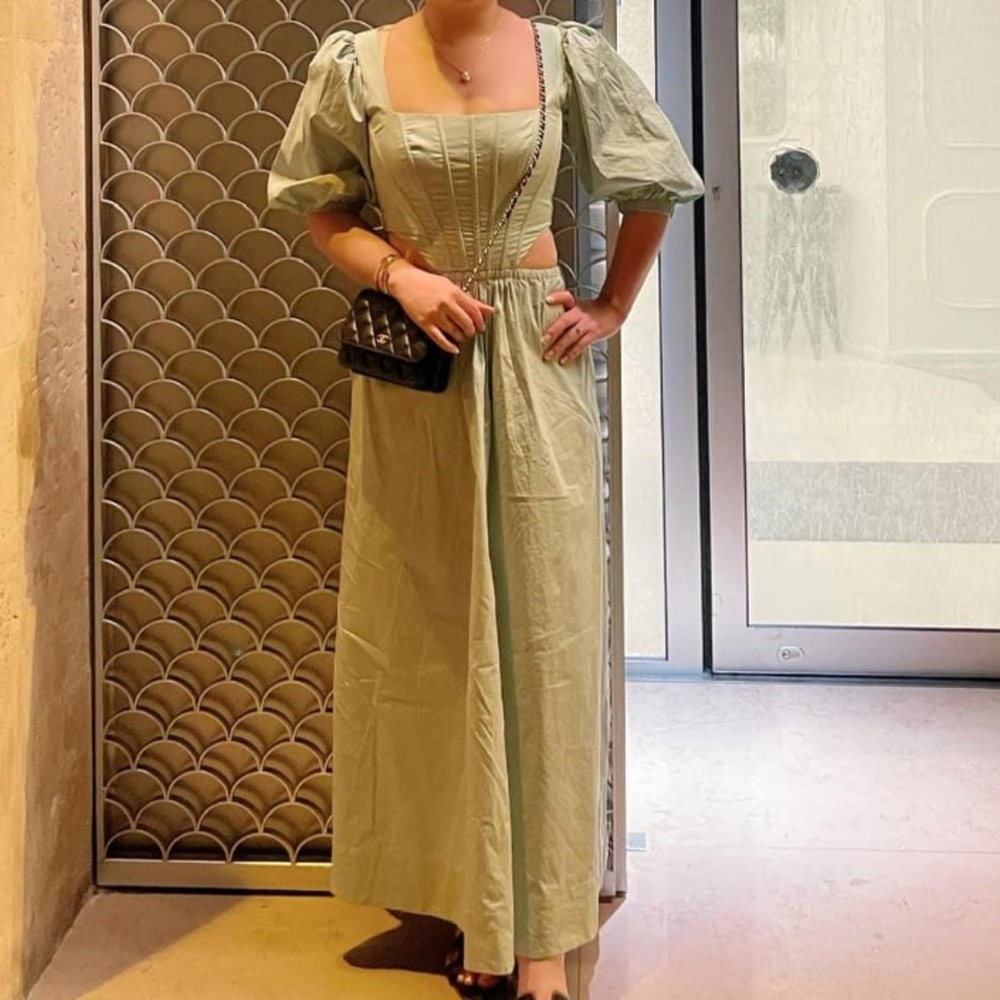 Staud cutout dress
